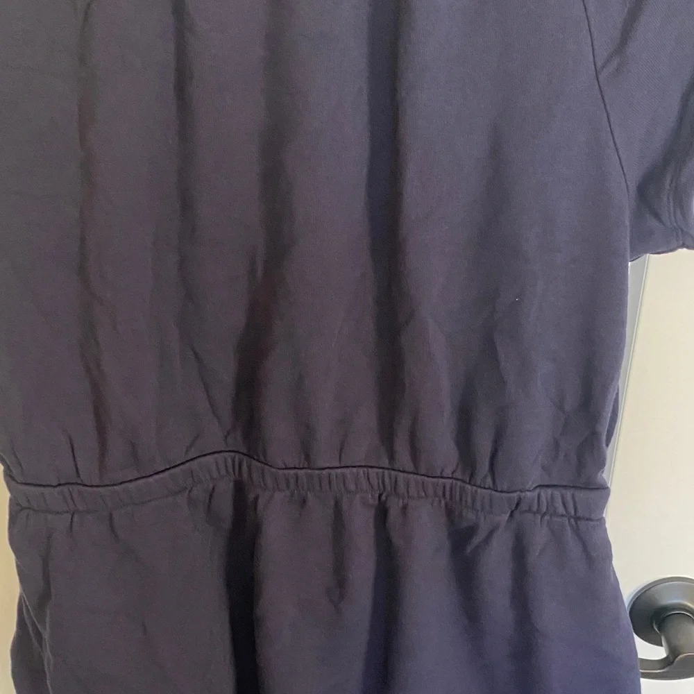 Kate Spade Dark Blue Short Sleeve Dress with lace and open back size XL